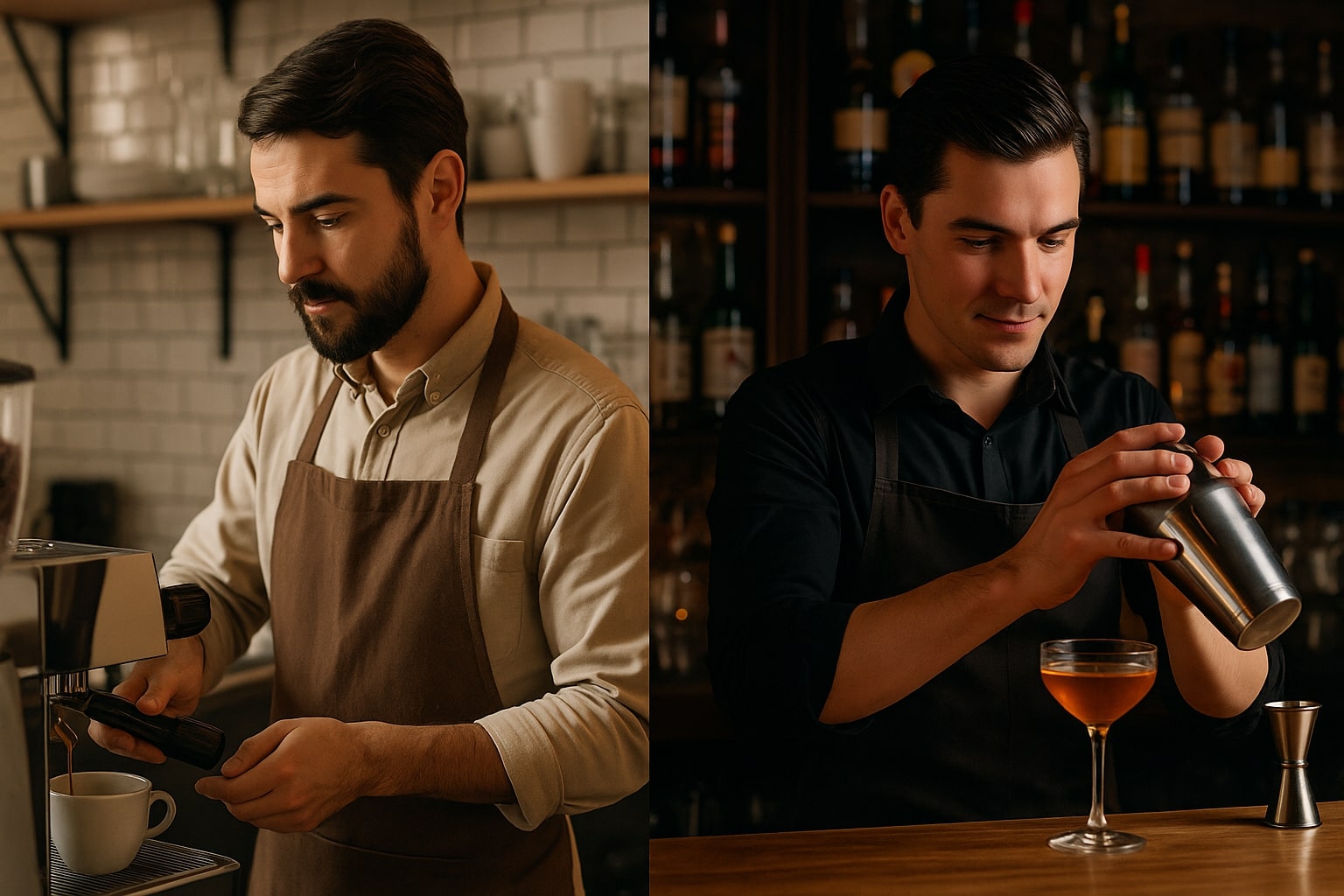 تفاوت باریستا و بارتندر و مسیر آموزش تا بازار کار