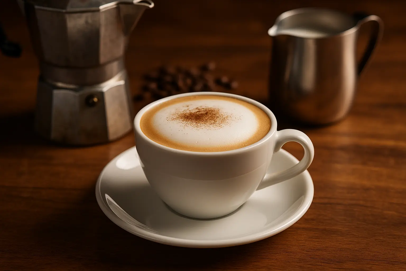 طرز تهیه کاپوچینو با شیر