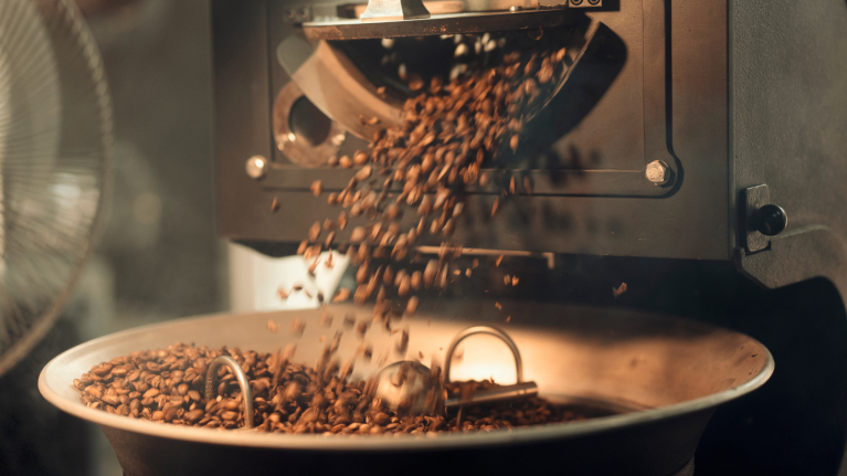 برشته کاری قهوه