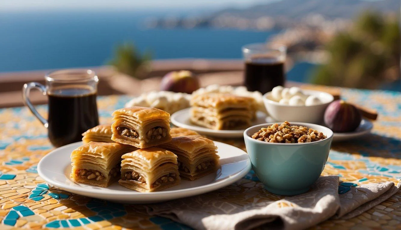 شیرینی با قهوه
