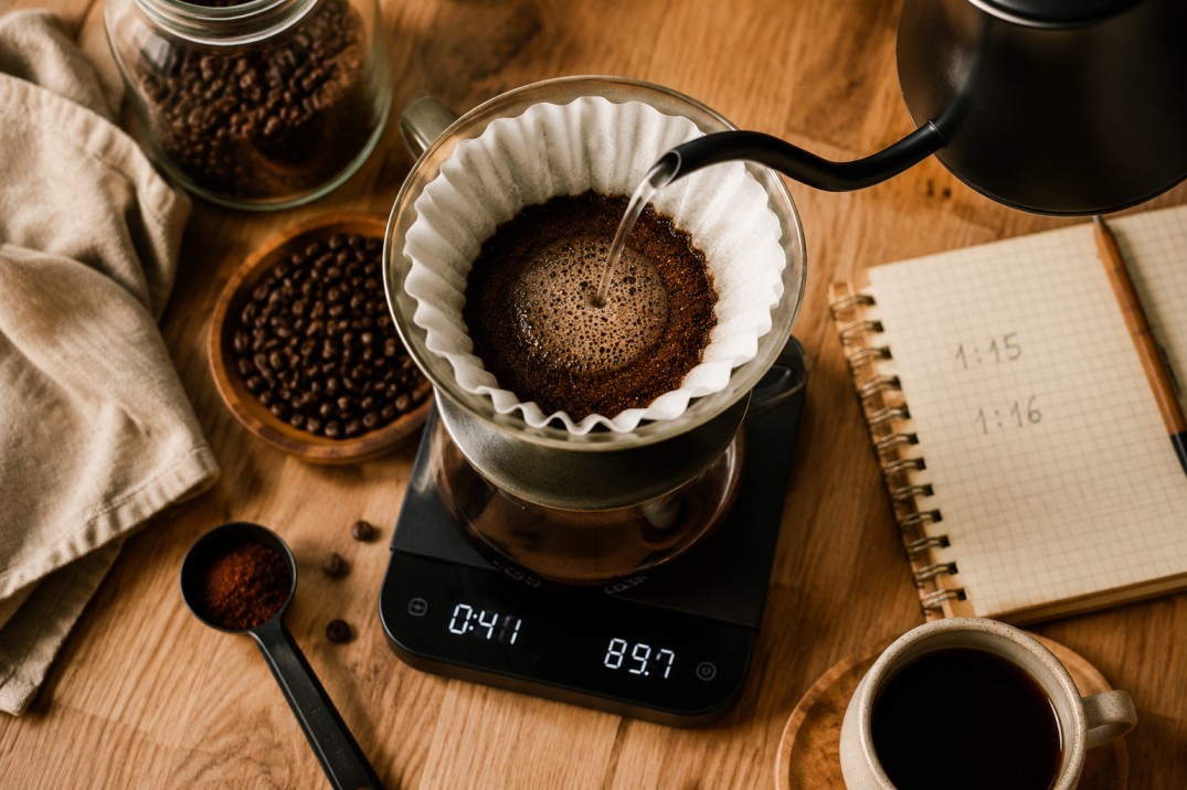 نسبت قهوه به آب چقدر باید باشد؟
