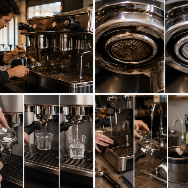 espresso-machine-backflush-cleaning-featured بک فلاش و نظافت دستگاه اسپرسوساز در کافی شاپ
