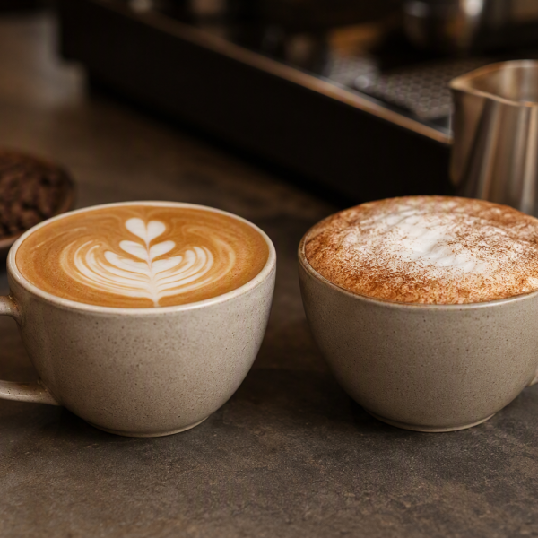 latte-vs-cappuccino-featured تفاوت لاته و کاپوچینو از نظر شیر، فوم و طعم